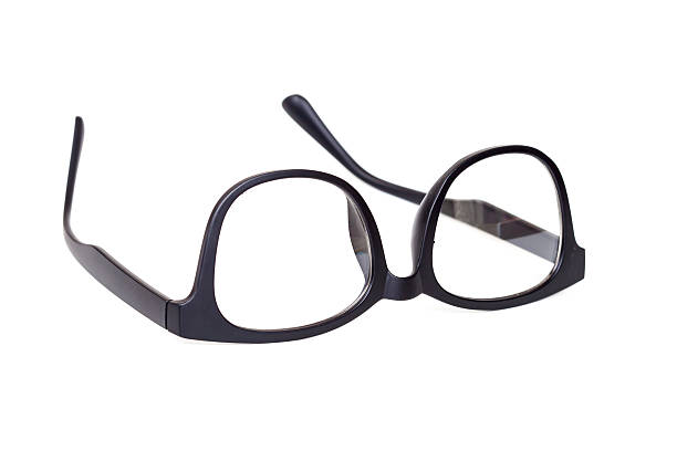 istock Black Eye Glasses Isolated on White blackground 621266874