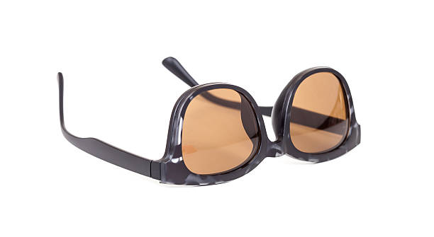 istock Black sunglasses isolated on white background. 621267016