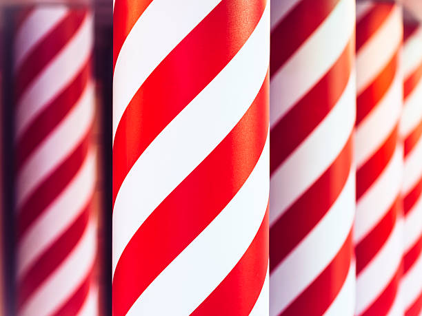 istock Christmas Christmas candy cane Holiday pattern background 621270122