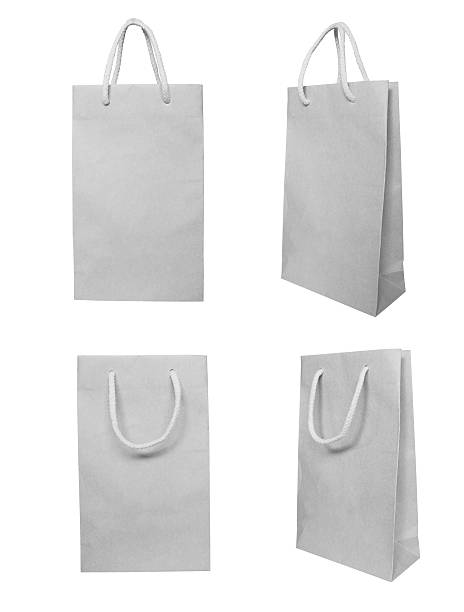 istock recycled shopping bags with string isolated 621270436
