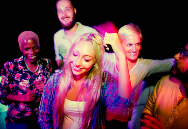 istock Group Of People Dancing Concept 621270906