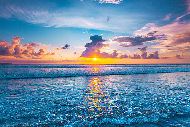 istock Sunset over sea on Bali 621272588