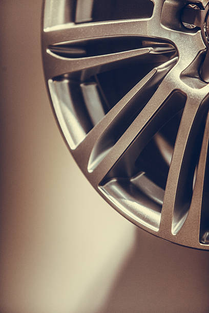 istock Car rim detail 621349908