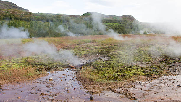 istock Geothermally active valley of Haukadalur 621350088