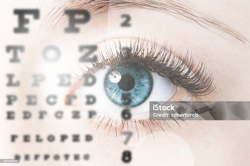Os olhos  - Foto de stock de Optometrista royalty-free