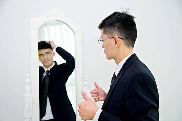 istock Businessman with bipolar disorder 621352830
