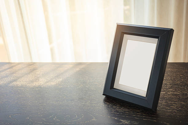 istock Blank Mock up Picture Frame Home interior morning light 621353798