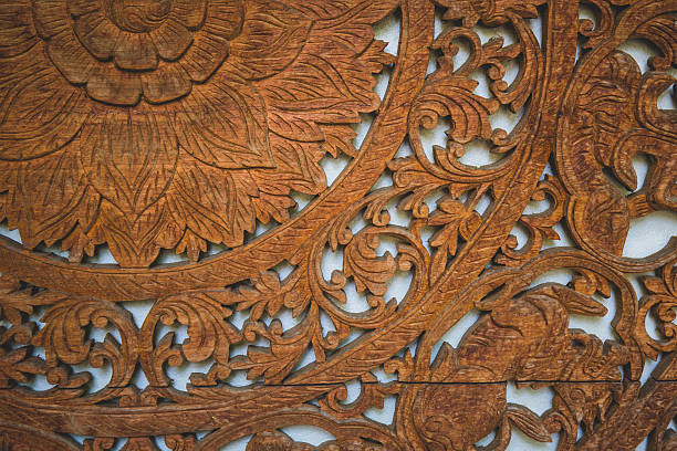 istock Wallpaper, wood carving 621356944