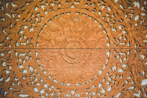 istock Wallpaper, wood carving 621356946