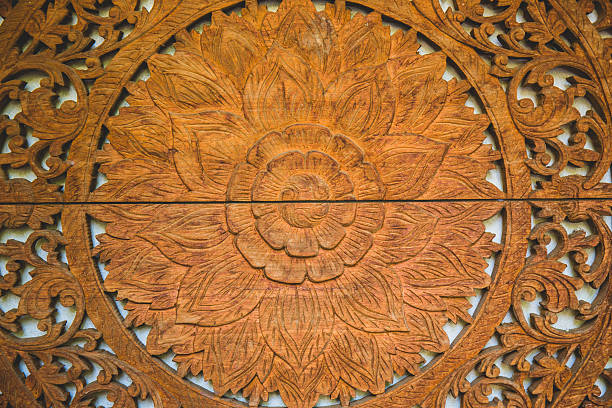 istock Wallpaper, wood carving 621356964