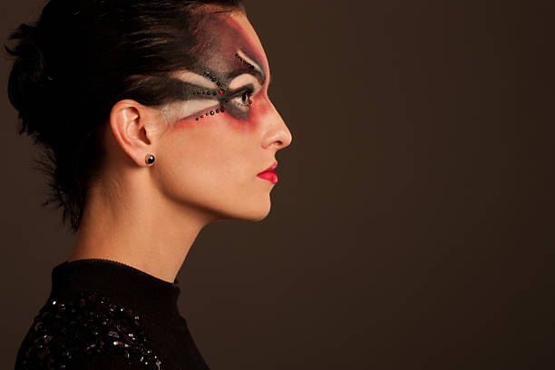 istock Stylish makeover. Face close-up. Beauty. 621357146