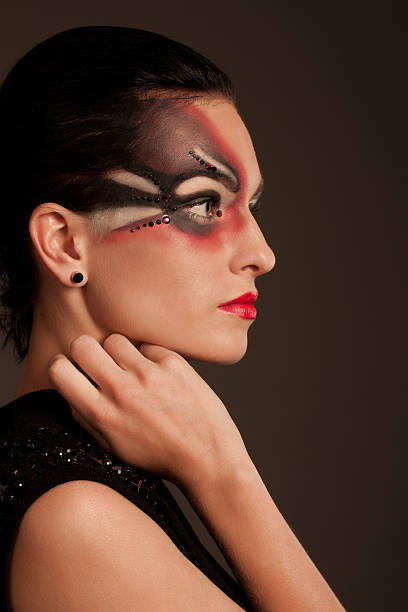 istock Stylish makeover. Face close-up. Beauty. 621357218
