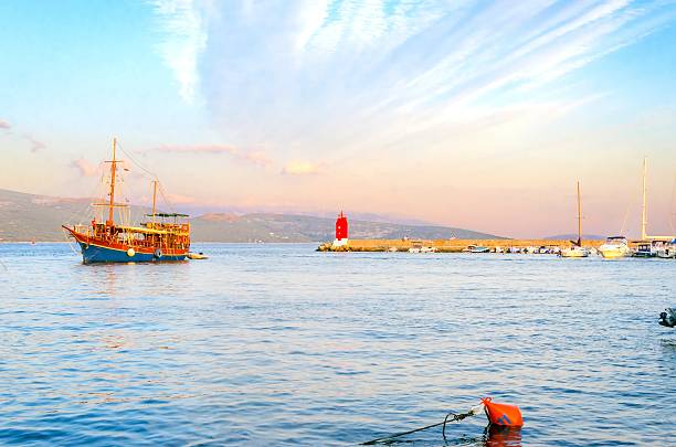 istock Krk town lighthouse, Croatia 621358442