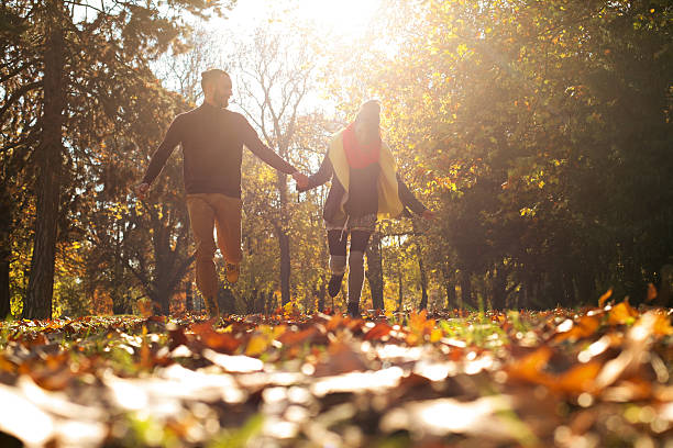 istock Couple in the park. 621359074
