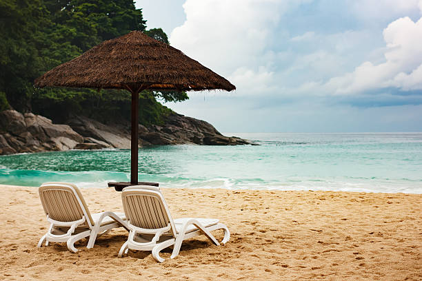 istock Summer vacation on sea coast or ocean beach 621359280