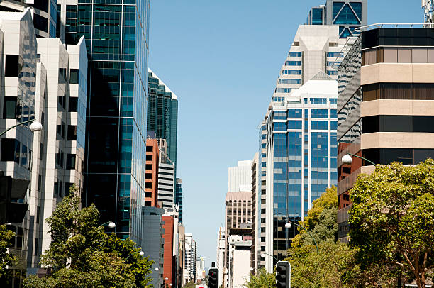 istock St Georges Terrace Main Street - Perth - Australia 621361734