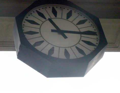Scenery Of Station Clock Against Sky