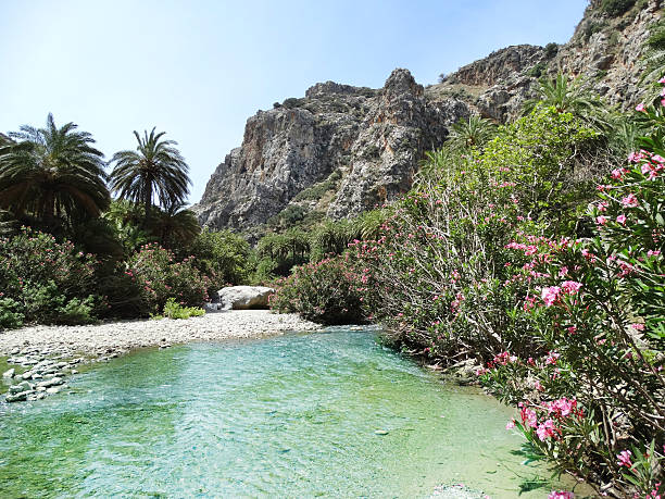 istock lagoon in mountains gorge on Crete island Greece 621364212