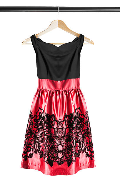 istock Dress on clothes rack 621365968