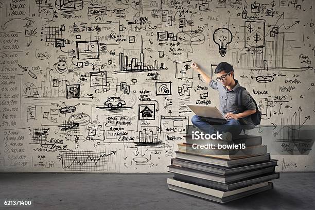 The More You Know The More You Can Do Stock Photo - Download Image Now - Learning, Contemplation, Book