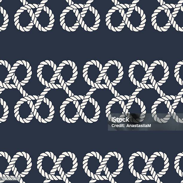Tilable Rope Pattern Seamless Nautical Rope Pattern Stock Illustration - Download Image Now ...