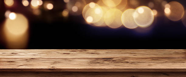 istock Dark panorama with golden glows 621372380