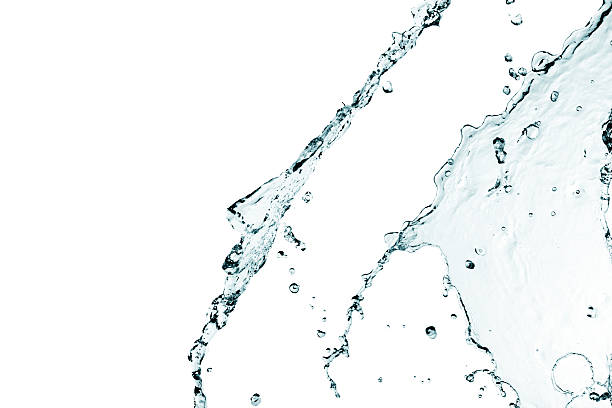 istock blue water splash isolated on white background 621373028
