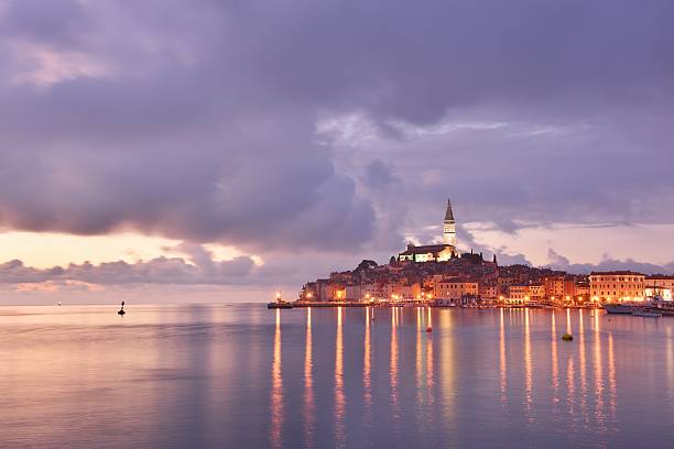istock Beautiful sunset in Rovinj, Croatia 621373114