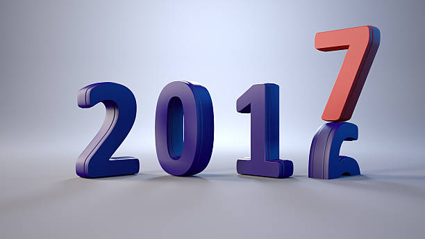 istock Happy New Year  2017 Digital 3d Concept 621373400