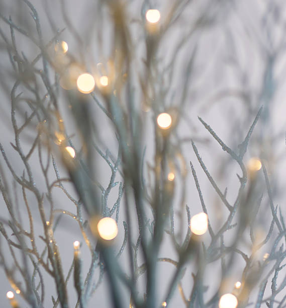 istock Abstract Christmas decoration with defocused bokeh lights 621373550