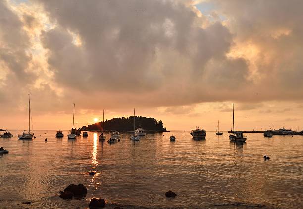 istock Beautiful sunset in Rovinj, Croatia 621374294