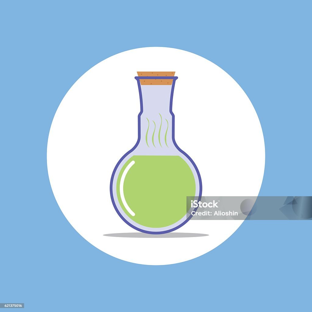 Bóng Đèn Cầu Hóa Học Với Nút Chai Bình Hình Cầu Thủy Tinh Và Hơi ...