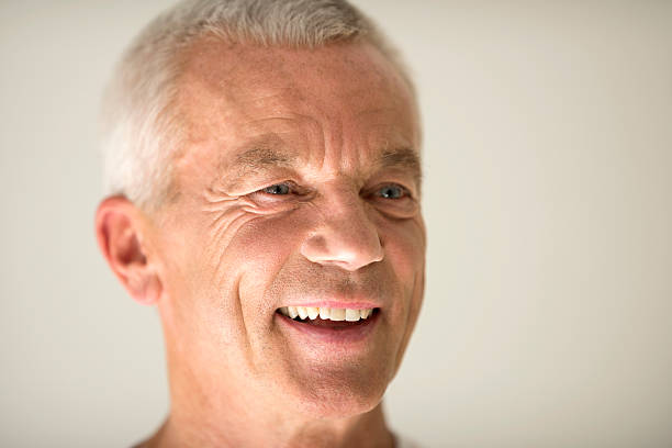 istock Studio portrait of a senior male 621377938