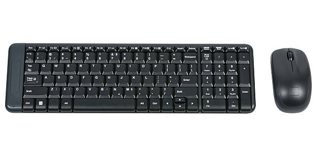 istock keyboard and mouse isolated on white 621378750