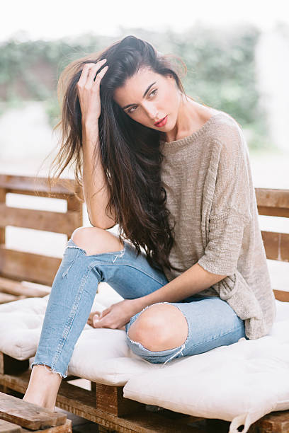 istock Attractive woman relaxing at home 621382286