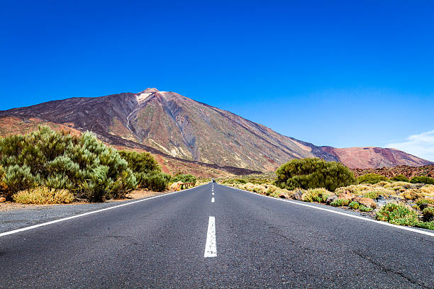 istock Long way road on El Teide vulcan National Park 621382438