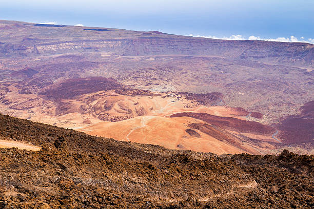 istock Landscape view from the top of volcano Teide 621382982