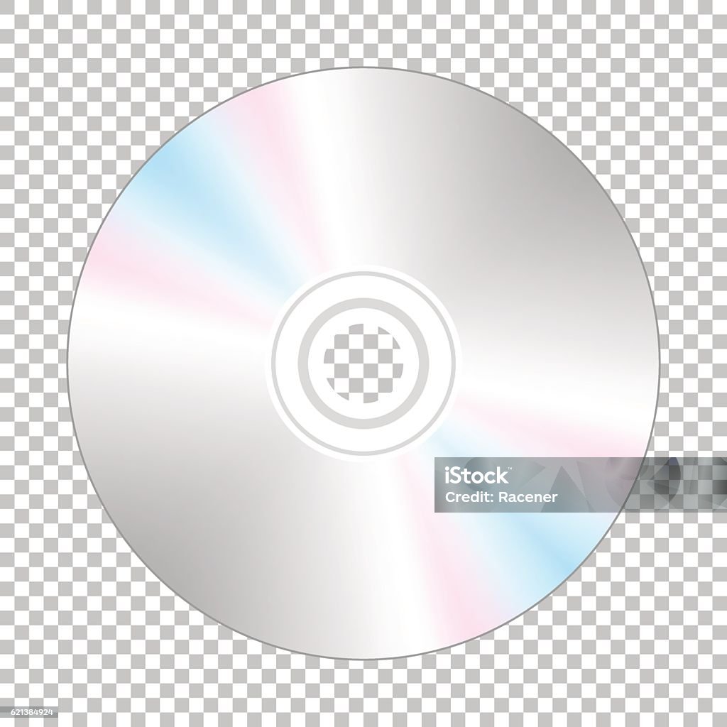 Cd Color Backside Realistic Cddisk Backside Stock Illustration - Download Image Now ...