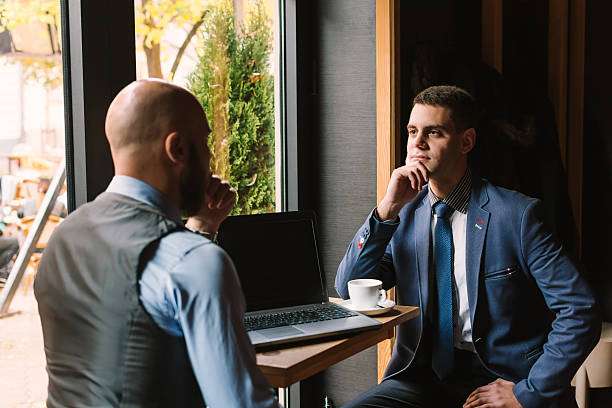 istock Business meeting at cafe 621387568