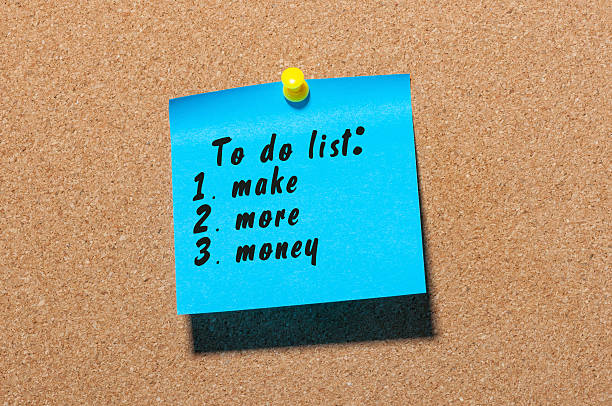 istock To do list with words Make More Money pinned at 621389404