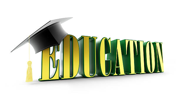 istock education and graduation cap isolated on a white background. 621389852