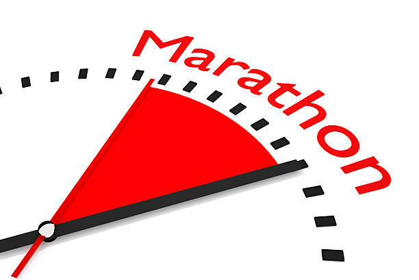 istock clock red seconds hand area marathon 3D Illustration 621394008