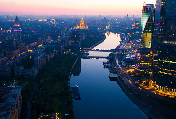 istock View of the city from a tall building 621394190
