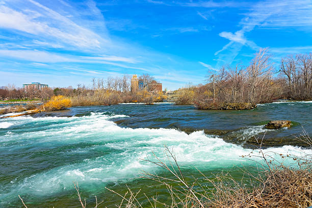 istock Thresholds on Niagara River on the American part 621464080