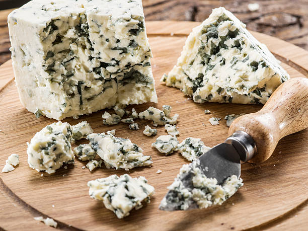 istock Danish blue cheese. Vintage stiles. 621466790
