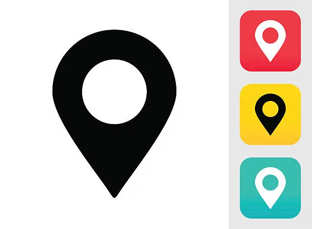 Vector illustration of Map Pin Icon