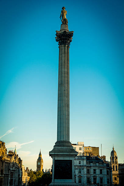 istock Nelson’s Column in golden light with Big Ben in the background 621469804