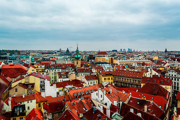 istock Prague view from above. The view from the tower. 621472880
