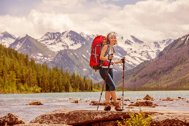 istock Hiker in Altai mountains 621474480