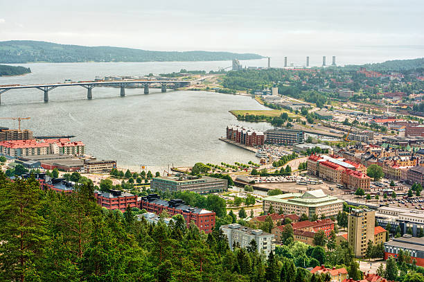 sundsvall hdr - urbanity fotografías e imágenes de stock